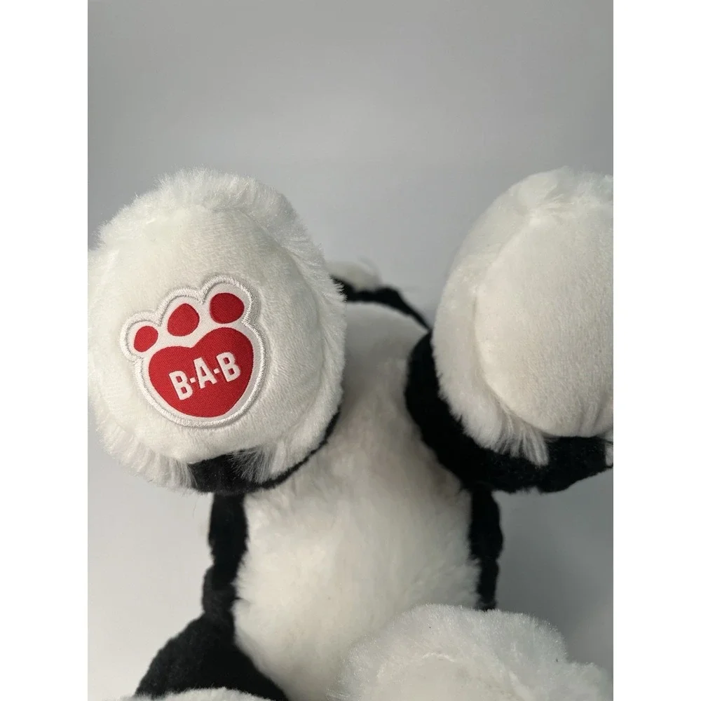Build A Bear Promise Pets Tuxedo Cat Black Kitty Cat Green Eye Plush BAB